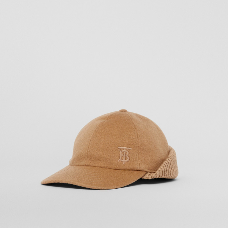 Monogram Motif Reconstructed Cashmere Baseball Cap 3