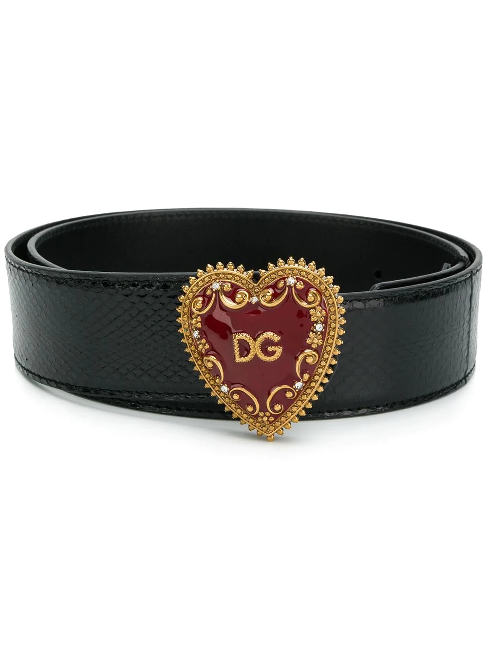 My Heart DG logo buckle belt - 1