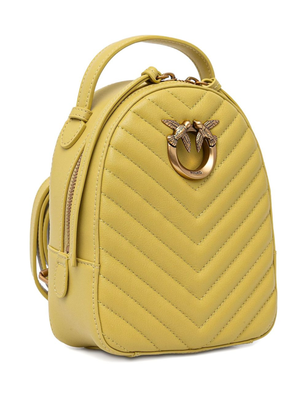 Love Birds quilted backpack - 2