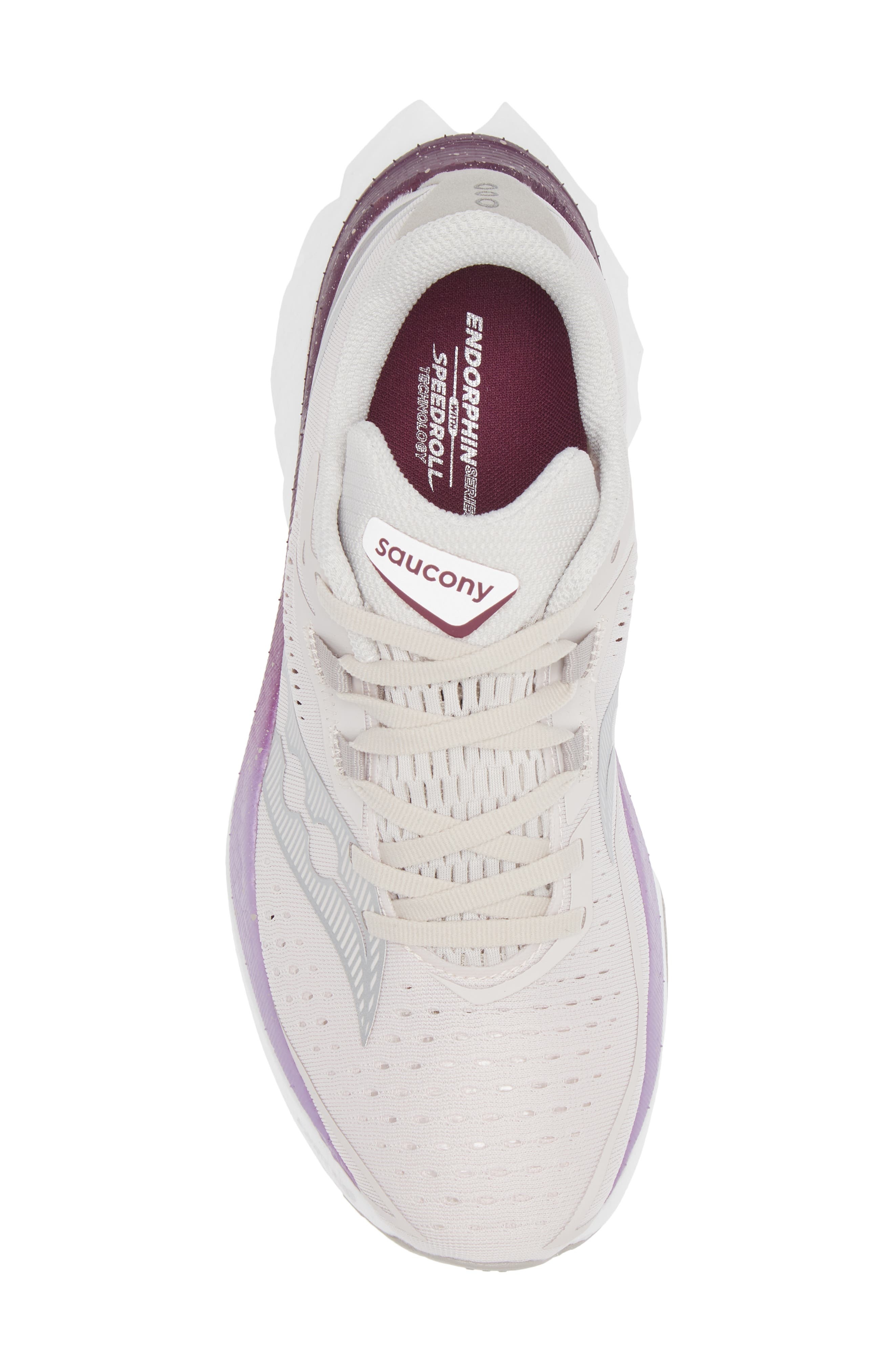 Saucony Endorphin Speed 4 Running Shoe in Moon/Plum at Nordstrom - 5