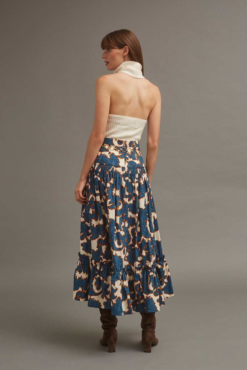 Tisbury Skirt Our Classic Tailored Skirt In A Floral Print 4