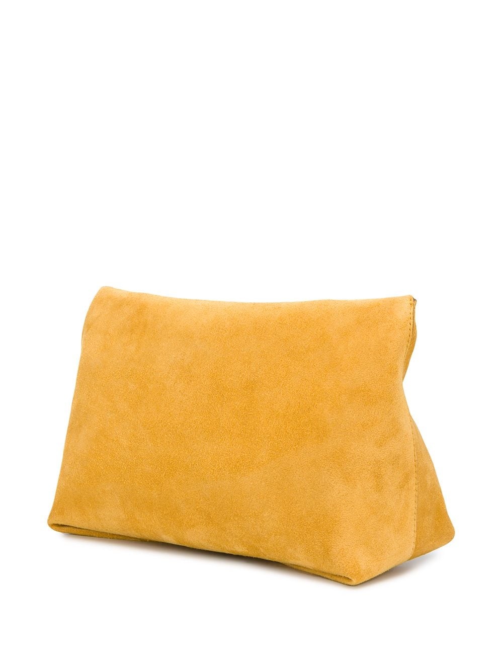 four-ring suede clutch bag - 3