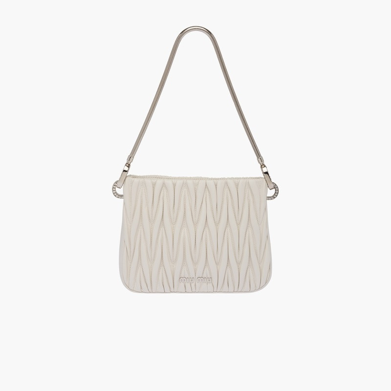 Miu Miu Miu Sassy matelassé nappa leather handbag outlook