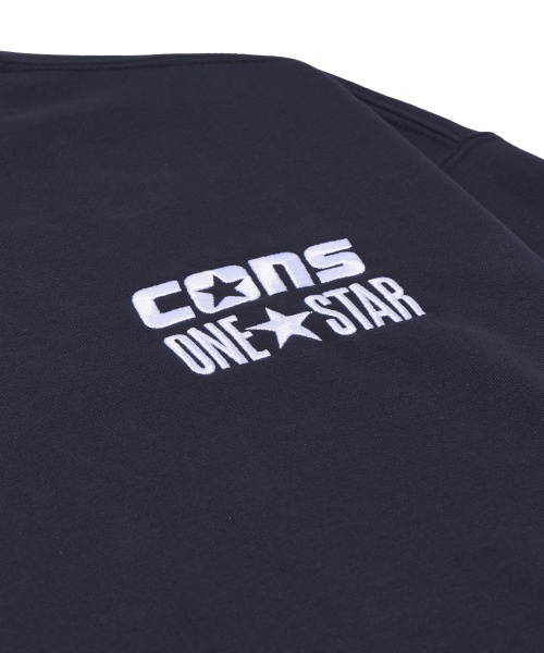 Converse CONS One Star Crew Sweatshirt 'Black' 10026900-A03 - 3
