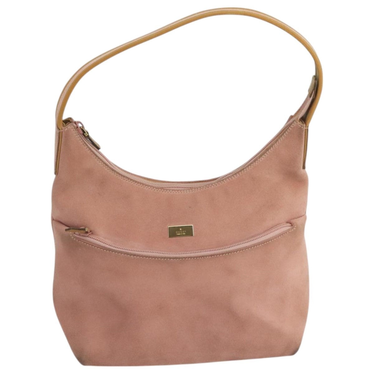 GUCCI Hand Bag Suede Pink Gold 001 3386 001 3386 - 2