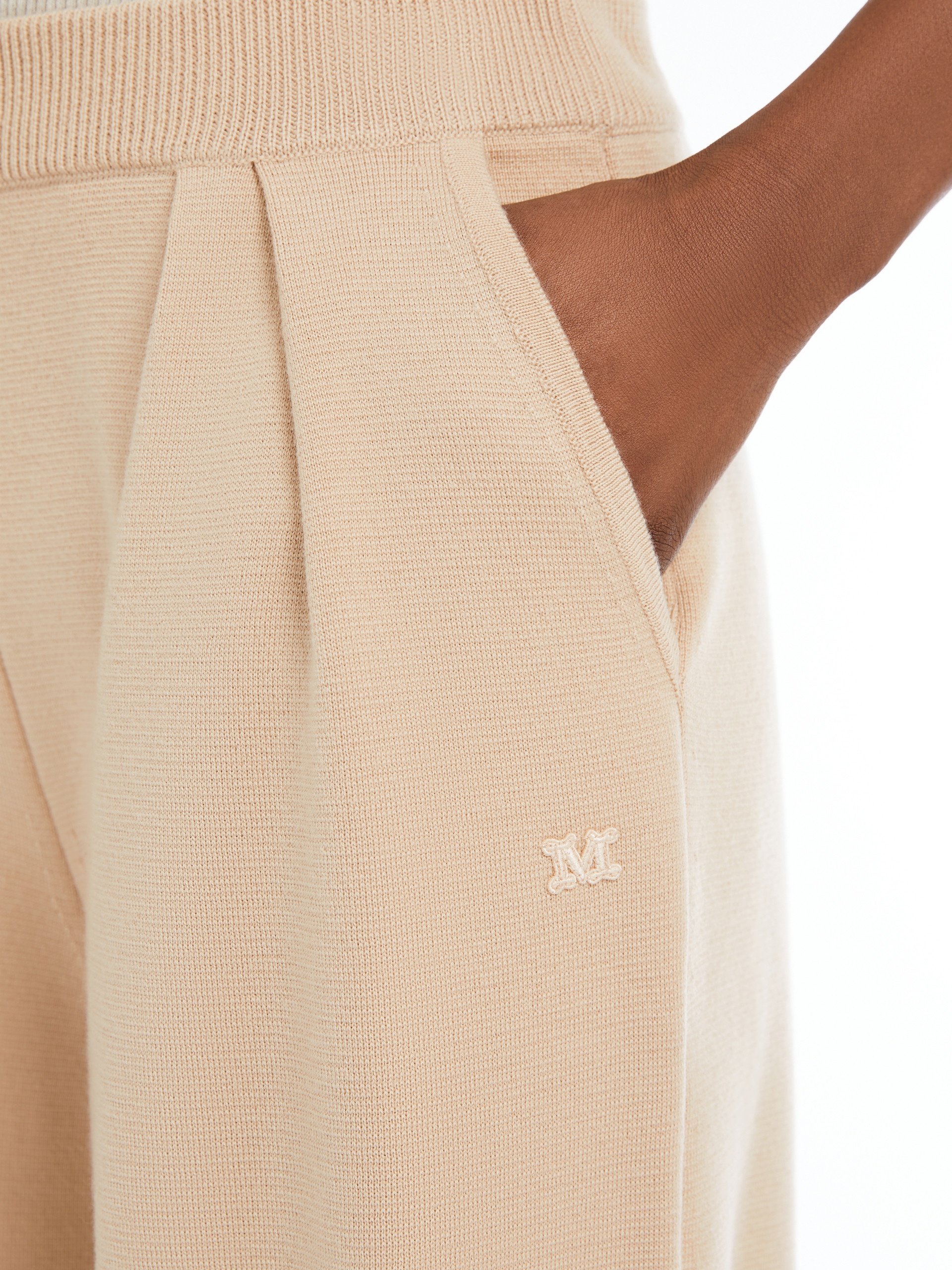 MEDIUM Wide-leg wool trousers - 5