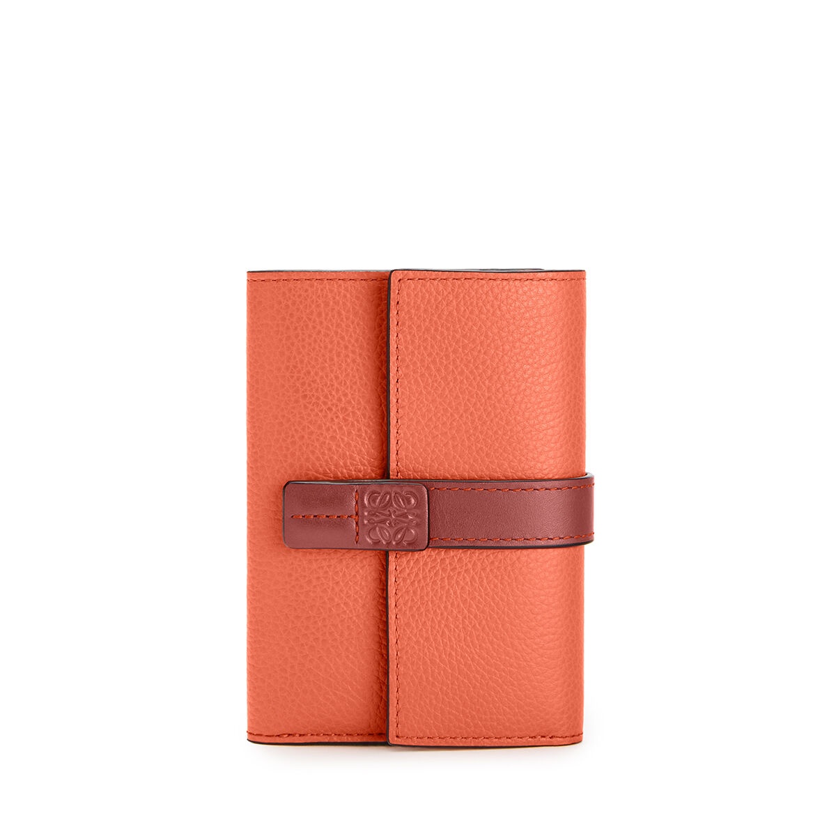 Small vertical wallet in soft grained calfskin - 1