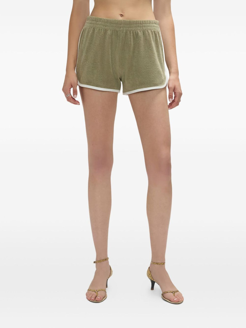 RE/DONE elastic-waistband terry shorts outlook
