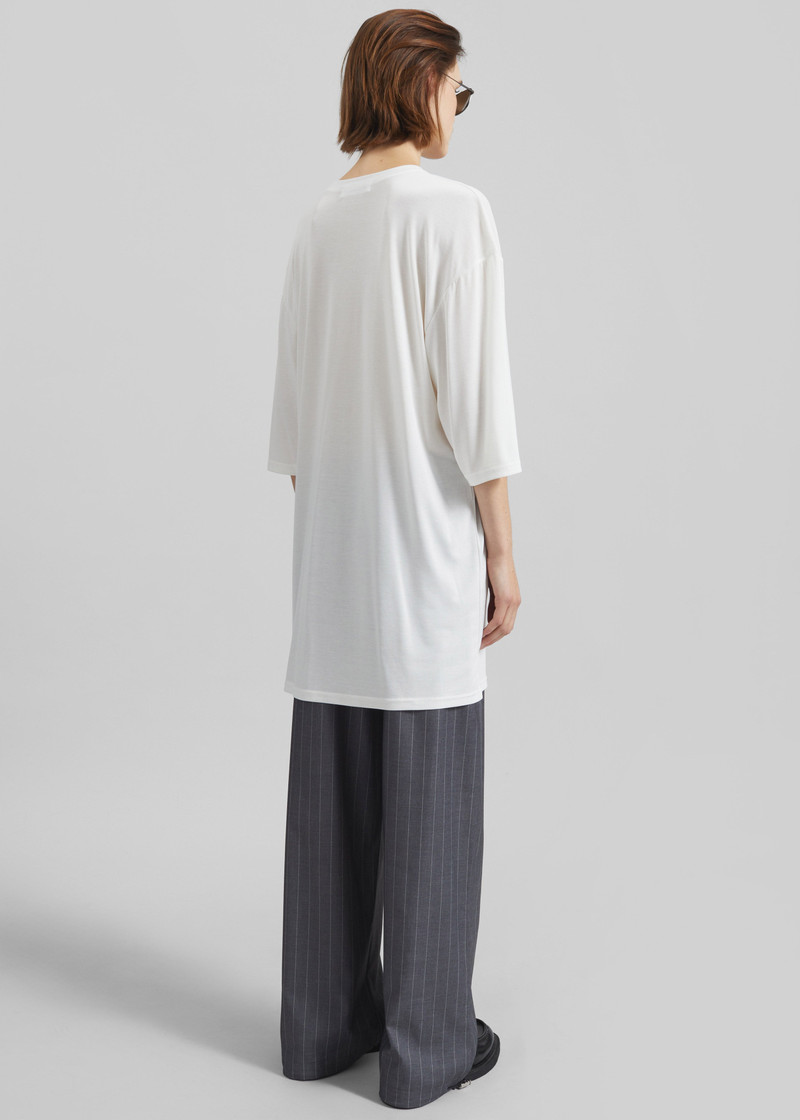 Oberon Soft Oversized T-Shirt - White 6