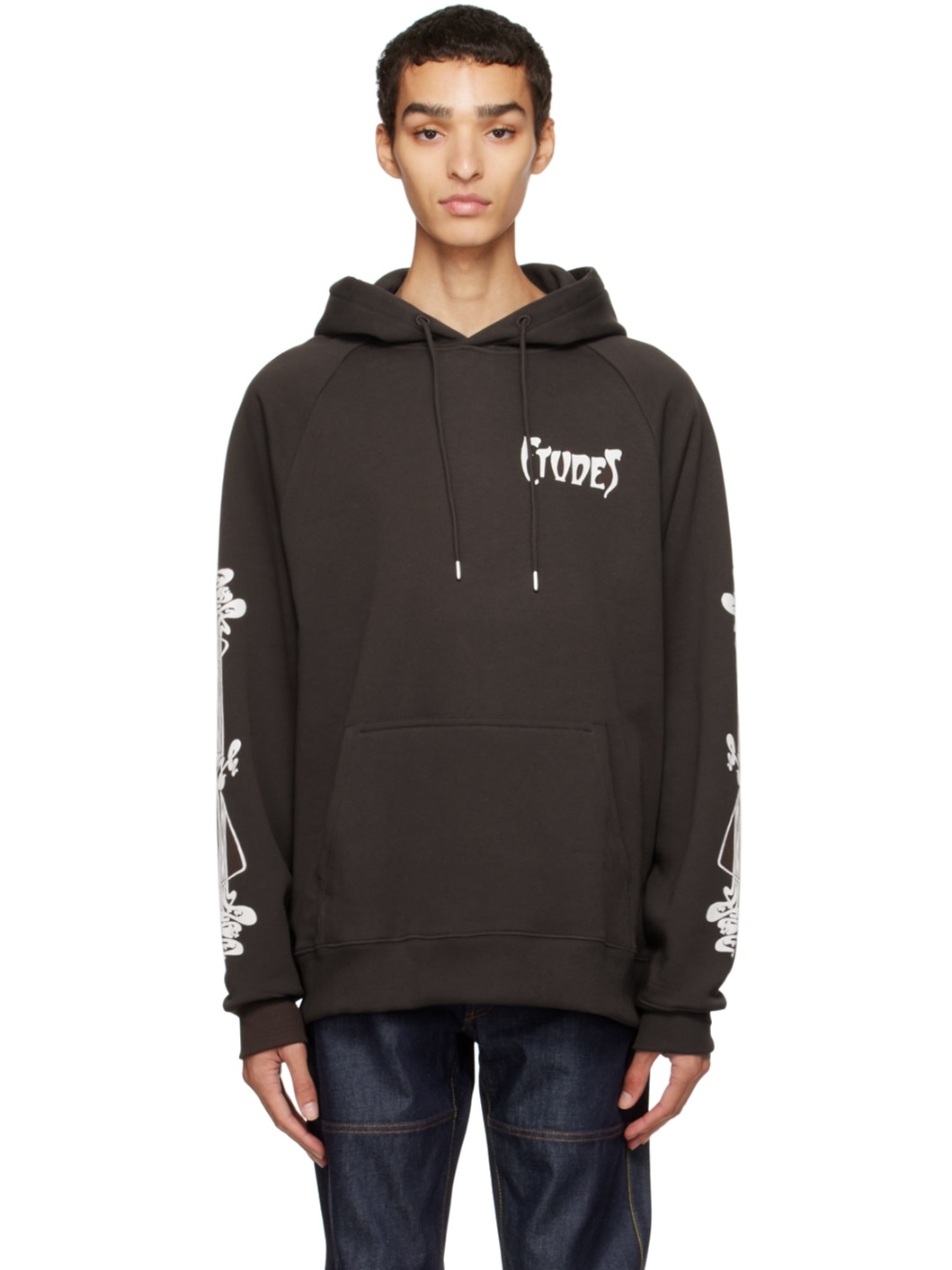 Brown Racing Paris Hoodie - 1