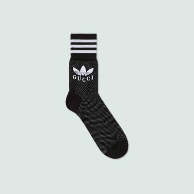 GUCCI adidas x Gucci knit cotton ankle socks outlook