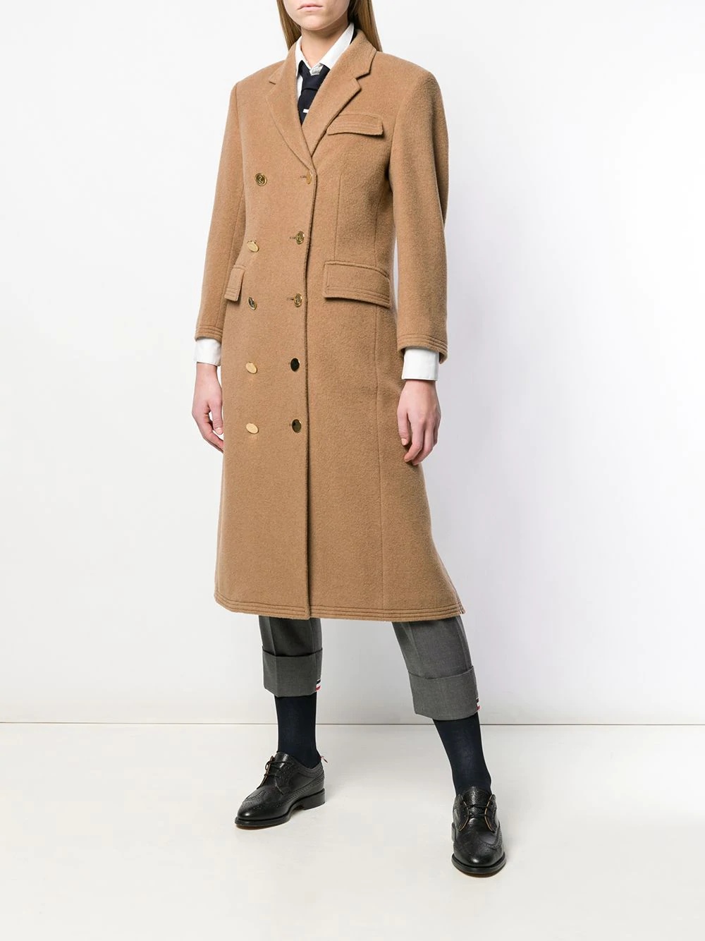 double-breasted Chesterfield overcoat - 2