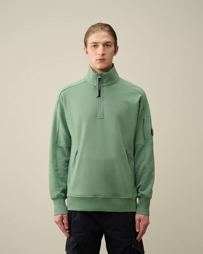 C.P. Company Diagonal Raised Fleece Zipped Sweatshirt outlook