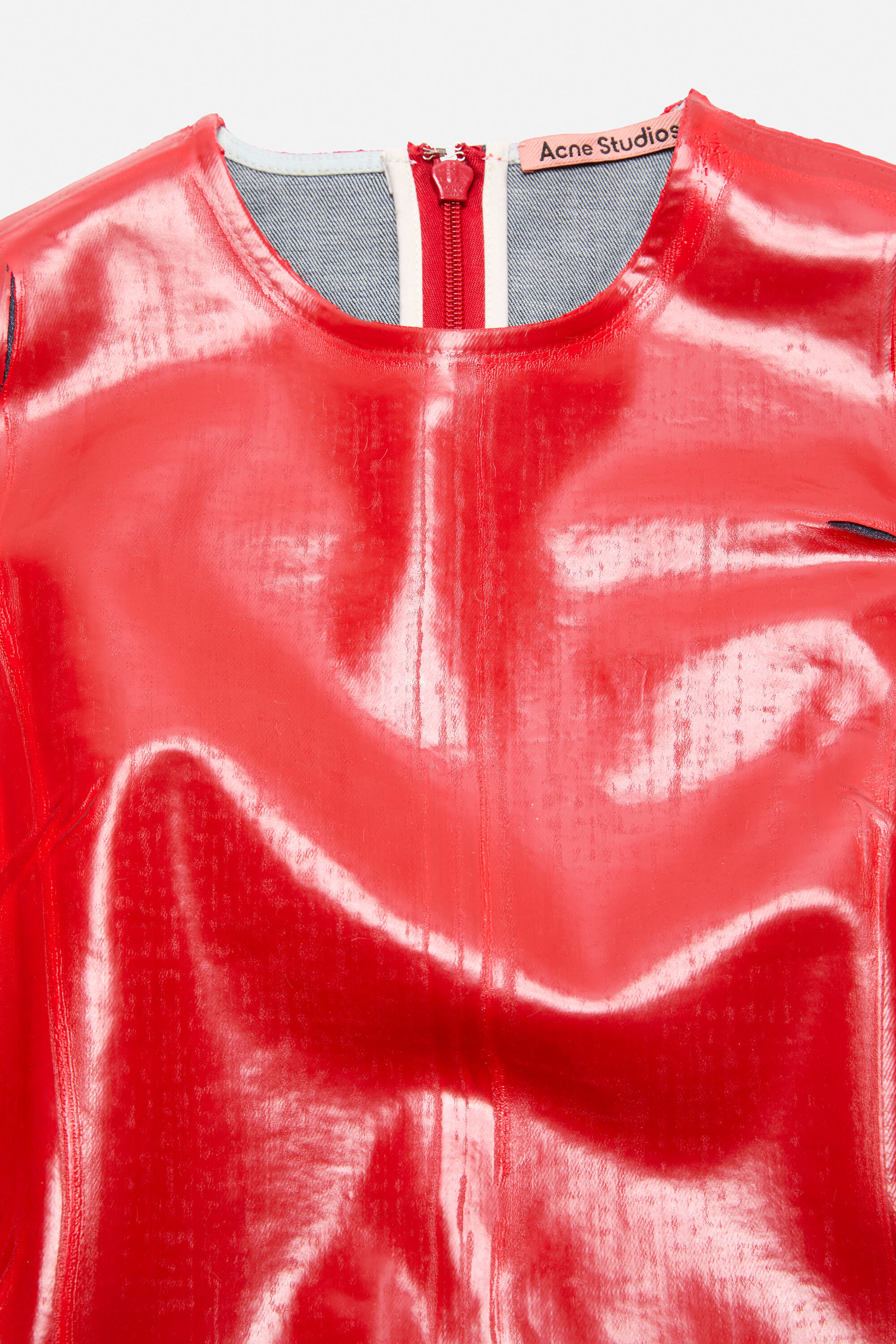 Fitted long-sleeve shirt - Red/red - 5