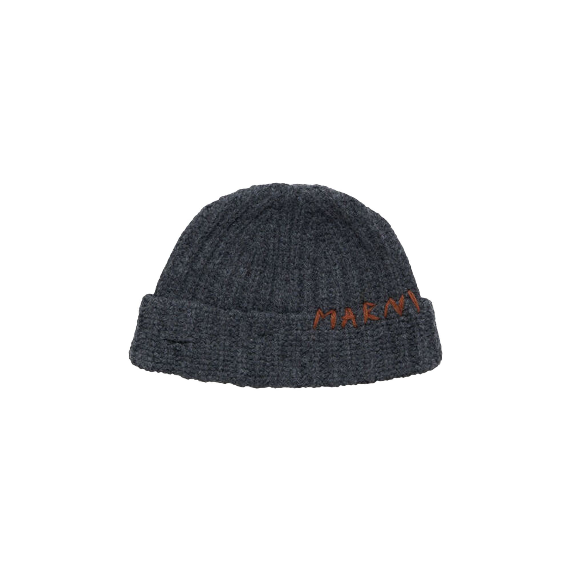 Marni Shetland Mending Beanie 'Granite' - 1