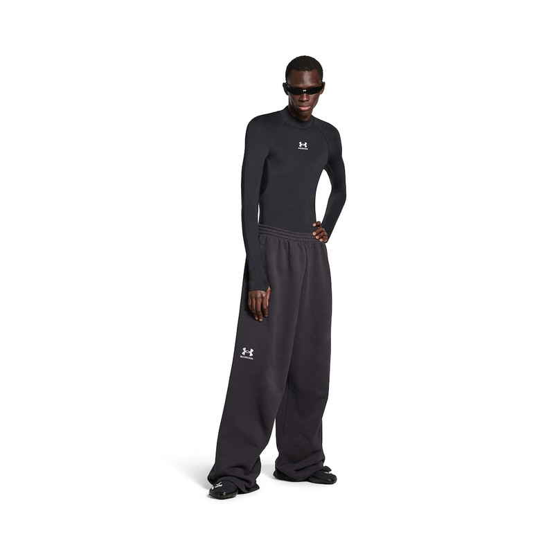 BALENCIAGA Men's Under Armour® Baggy Sweatpants in Black/white outlook