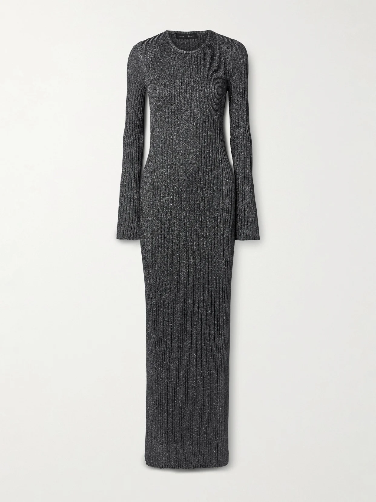 Joni Metallic Ribbed-knit Maxi Dress - 1