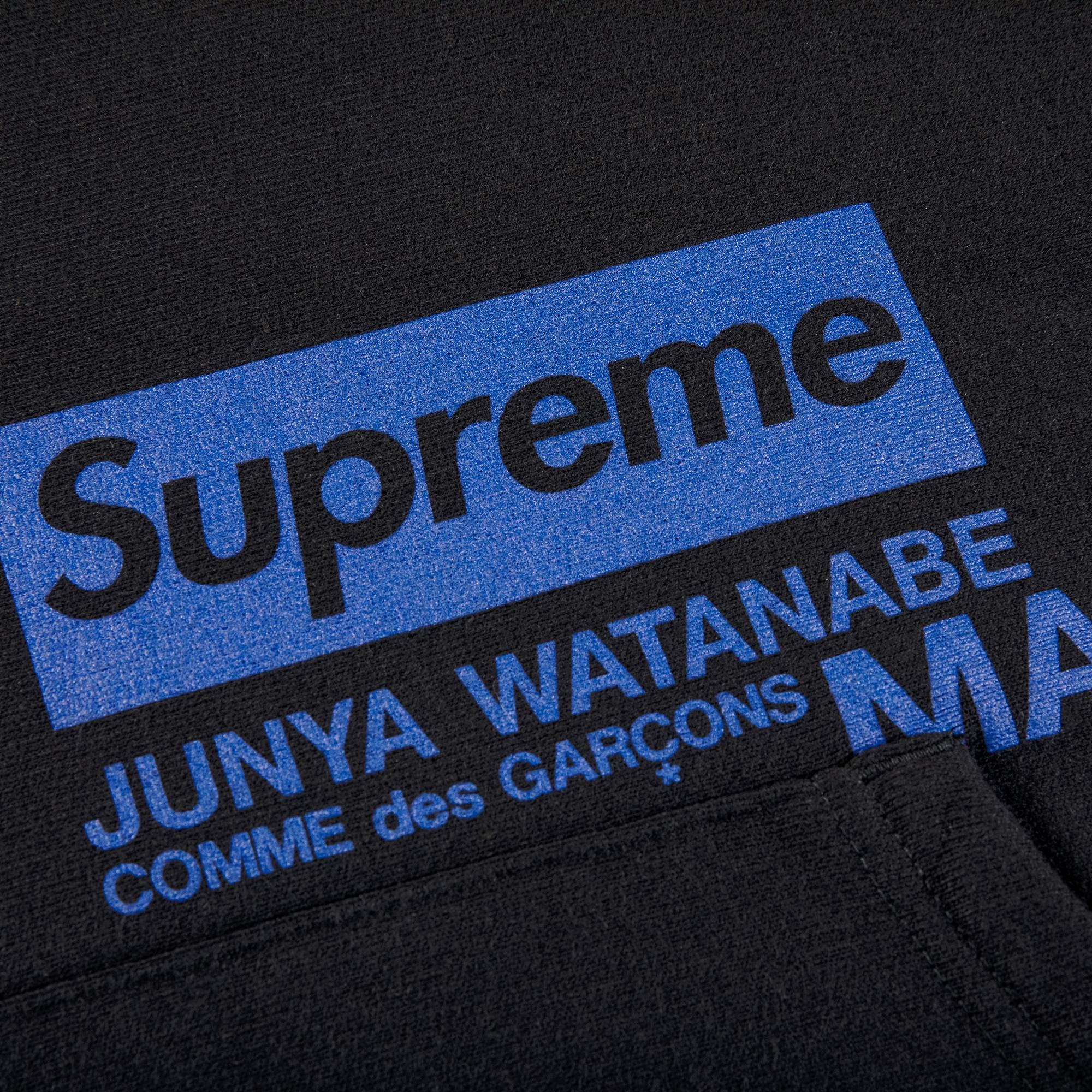 Supreme x Junya Watanabe x Comme des Garçons MAN Hooded Sweatshirt 'Black' - 2
