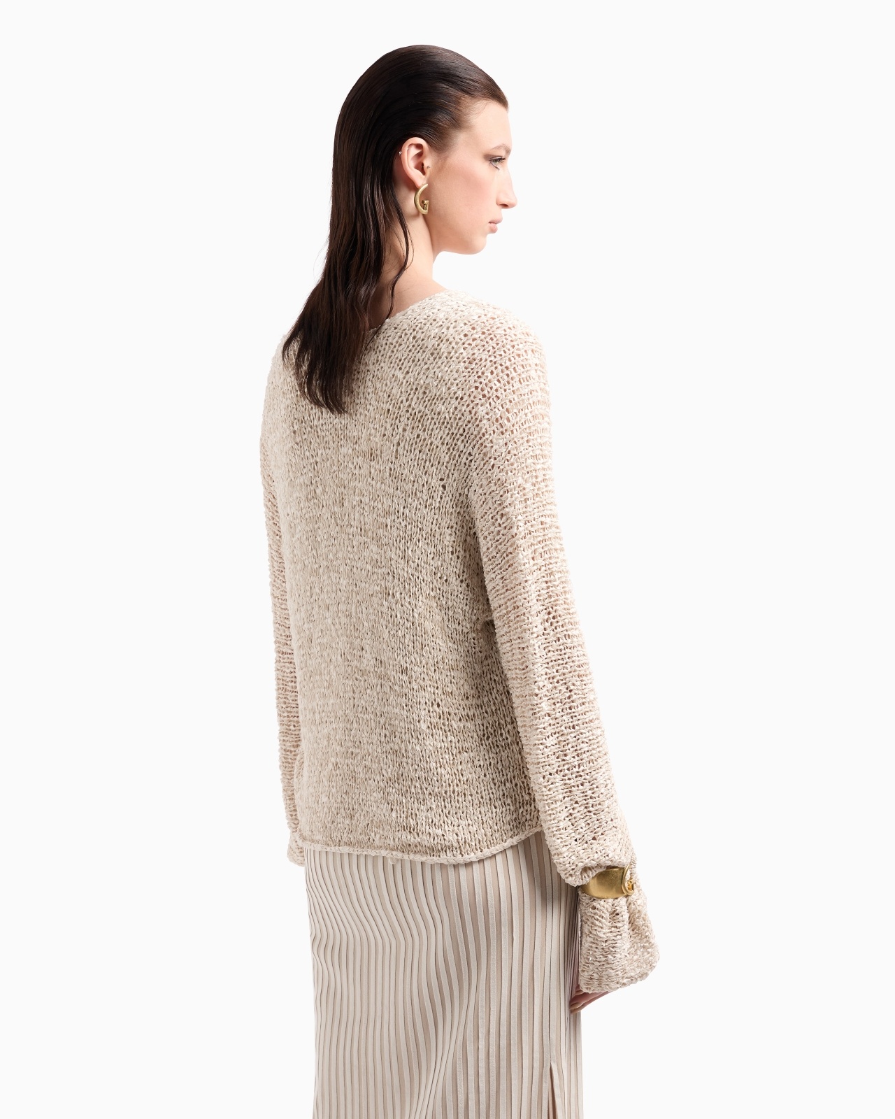 SILK JERSEY JUMPER - 2