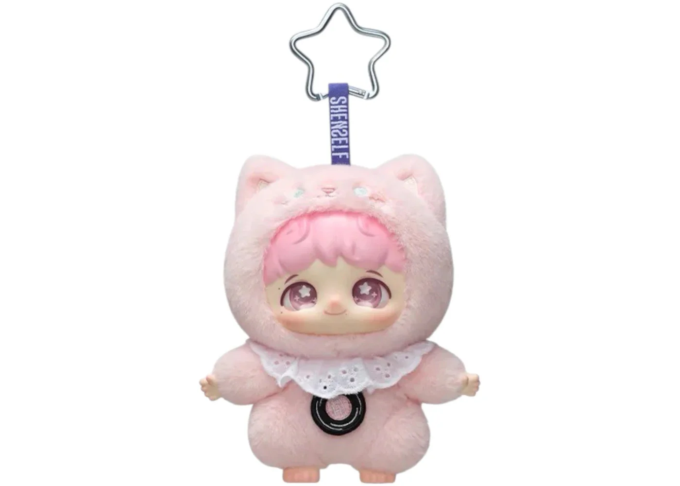 Pop Mart ZHOU SHEN SHENSELF Series Say Hi Vinyl Plush Doll Pendant - 1