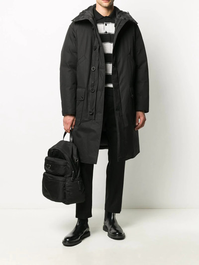 Yves Salomon button-down parka coat outlook