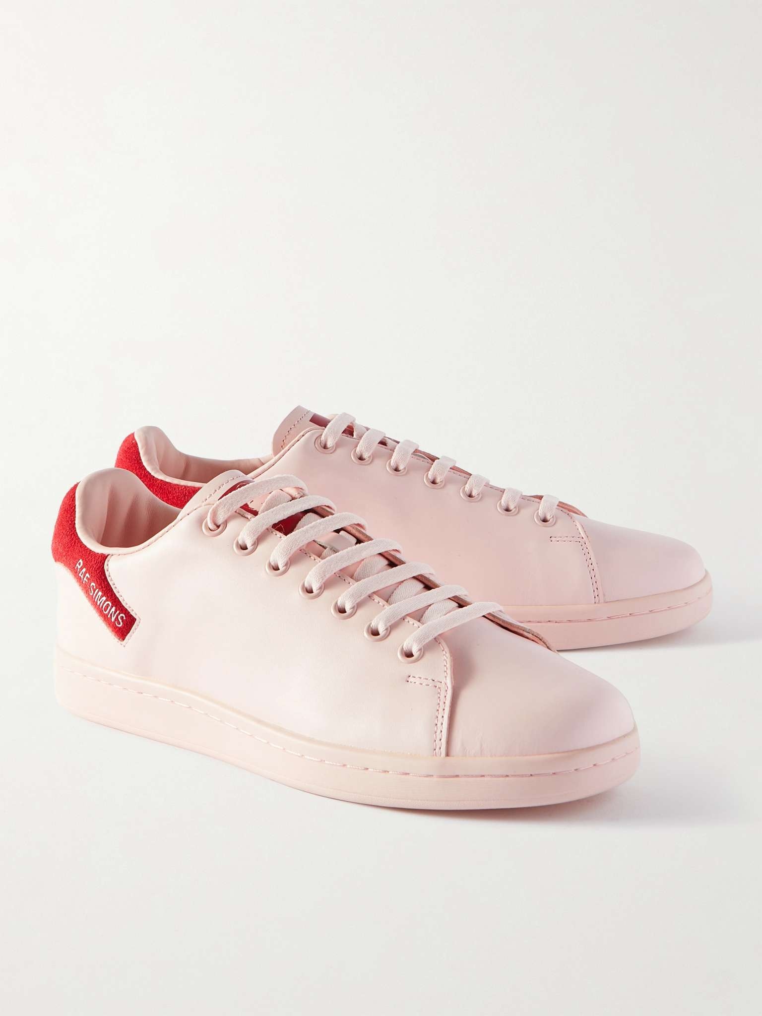 Orion Suede-Trimmed Leather Senakers - 4