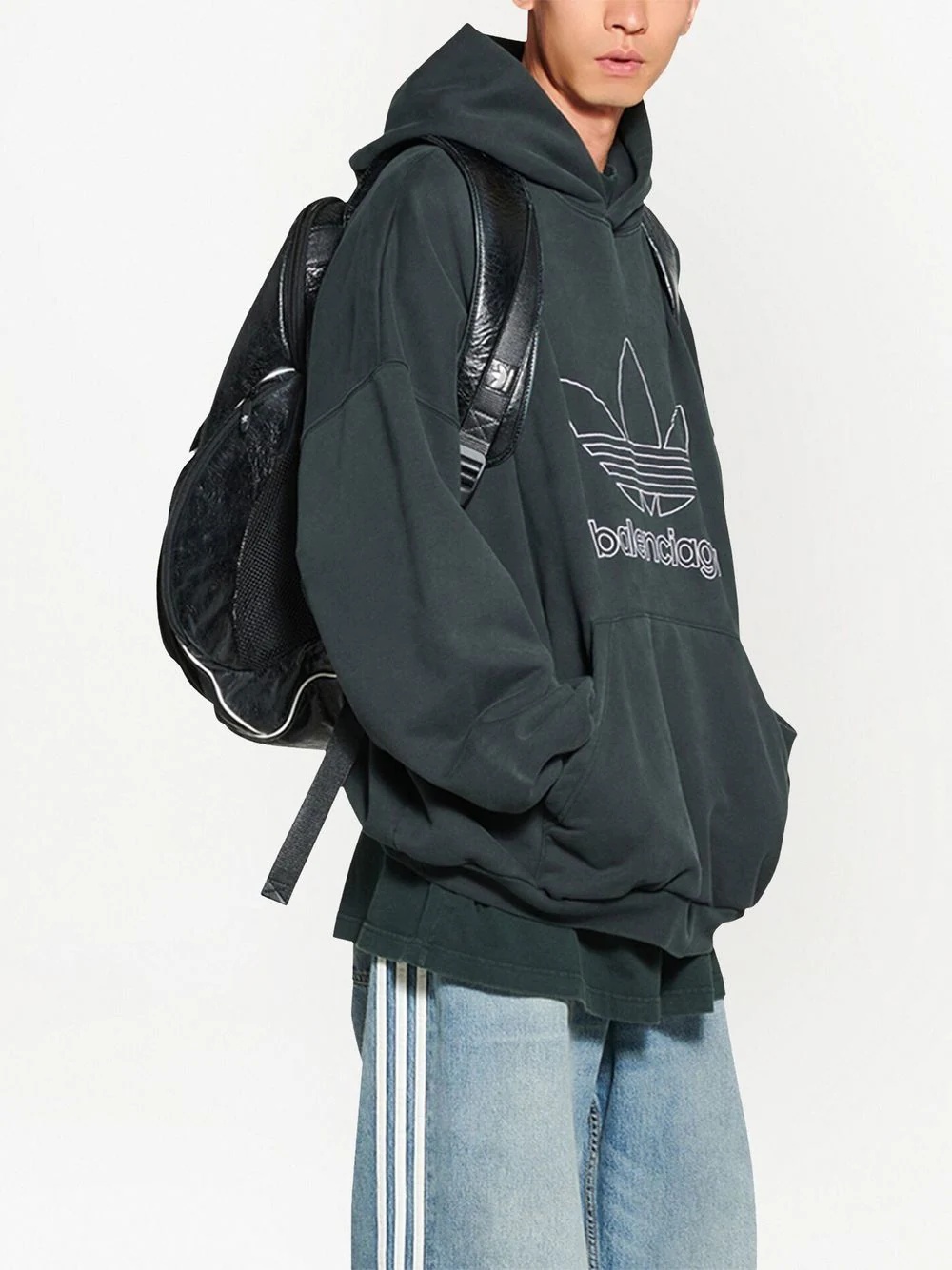 x Adidas oversize hoodie - 2