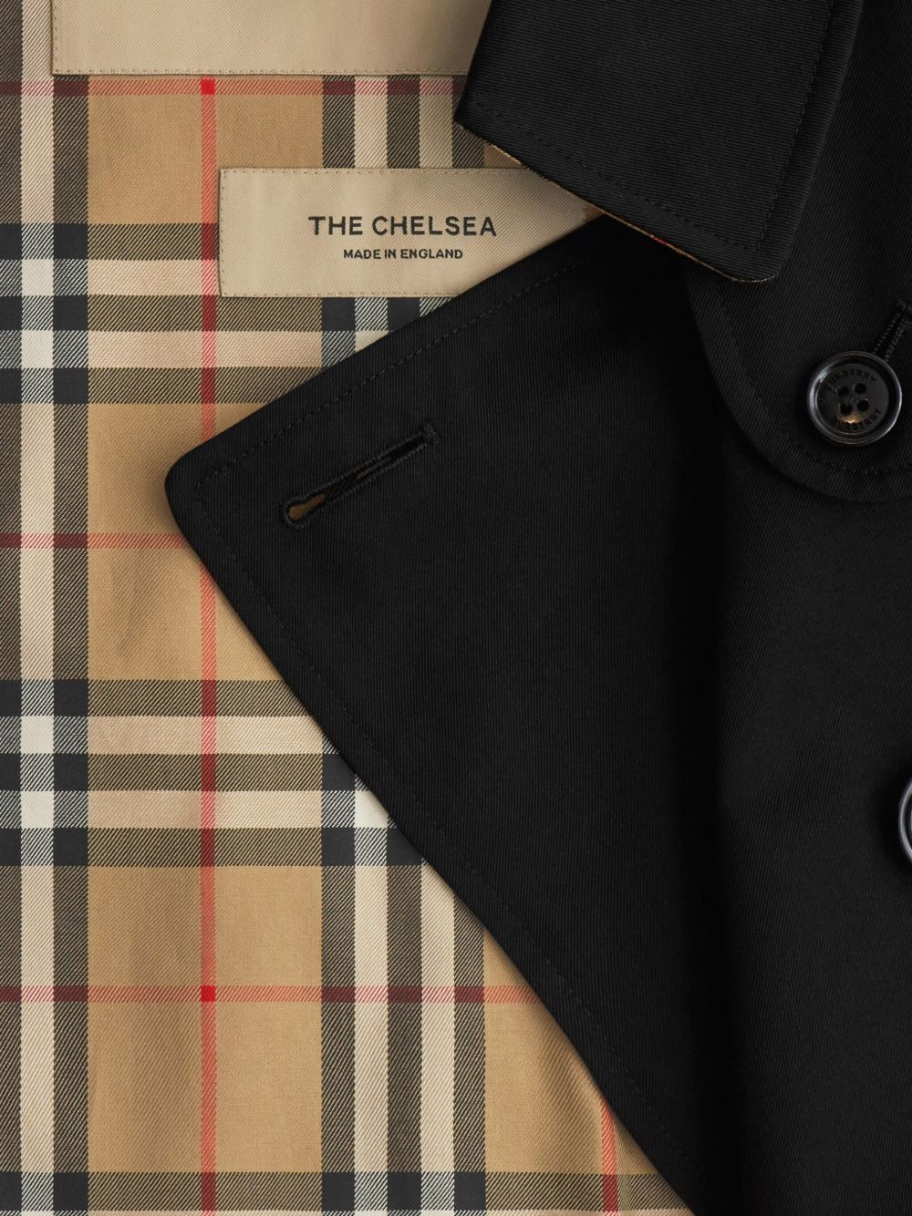 gabardine-weave trench coat - 6