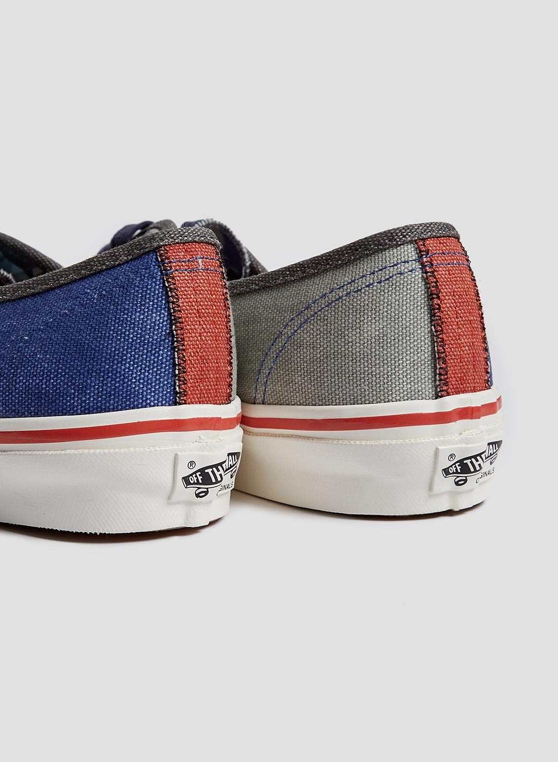 Vans Vault x Nigel Cabourn OG Authentic LX in Crazy Navy Mix - 6