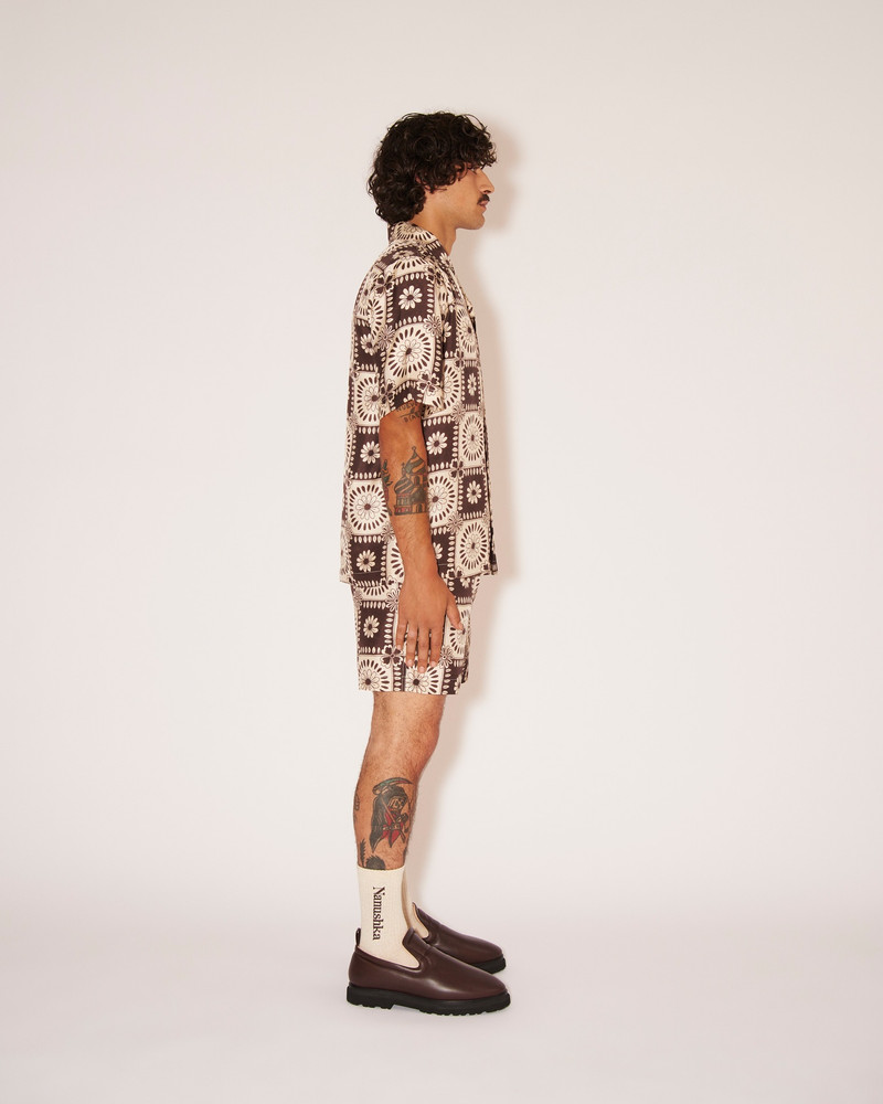 SEAN - Padded leather loafers - Chocolate 6