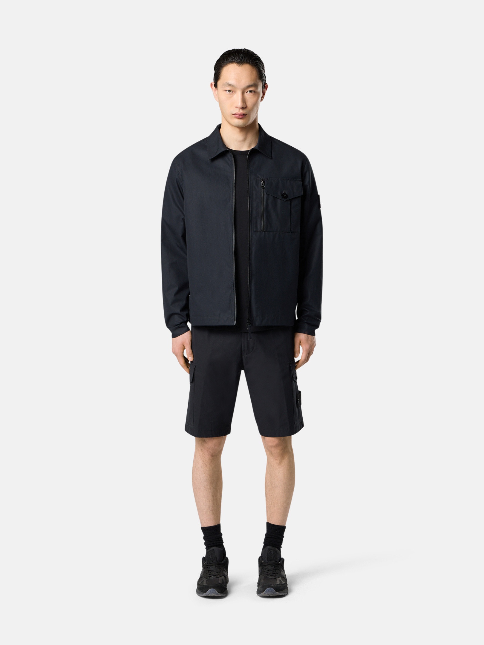 L100014 WEATHERPROOF COTTON CANVAS_STONE ISLAND GHOST - 2