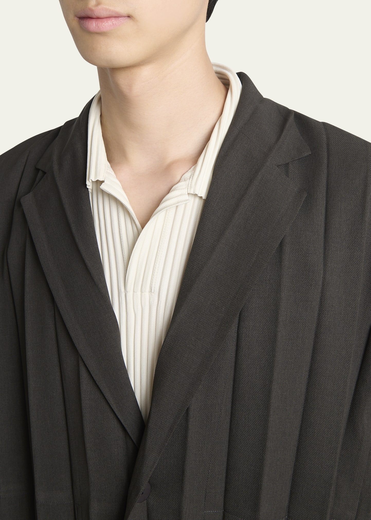 Men's Edge Ensemble Pleated Sport Coat - 5