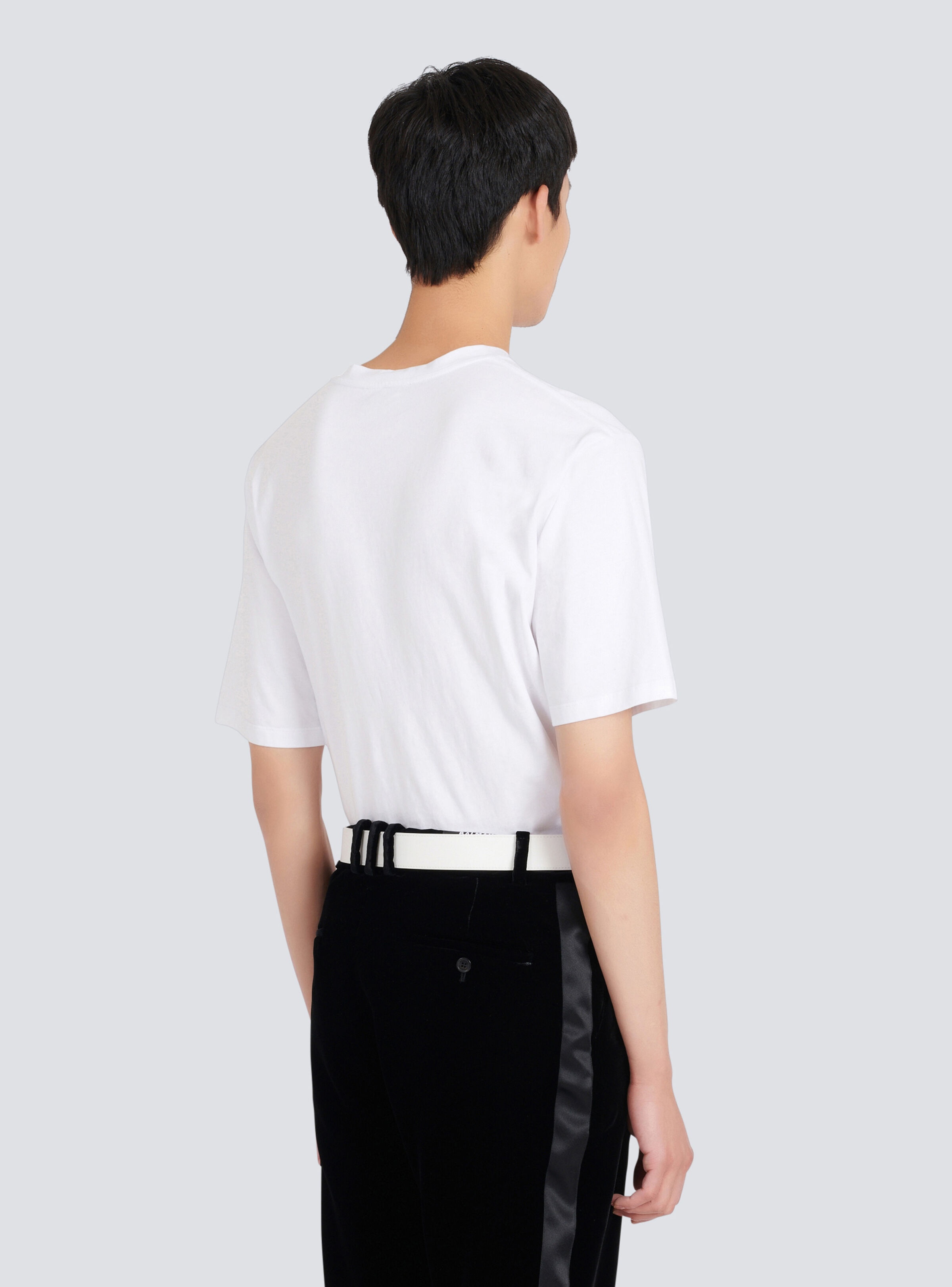 Smooth leather B-Belt belt - 4