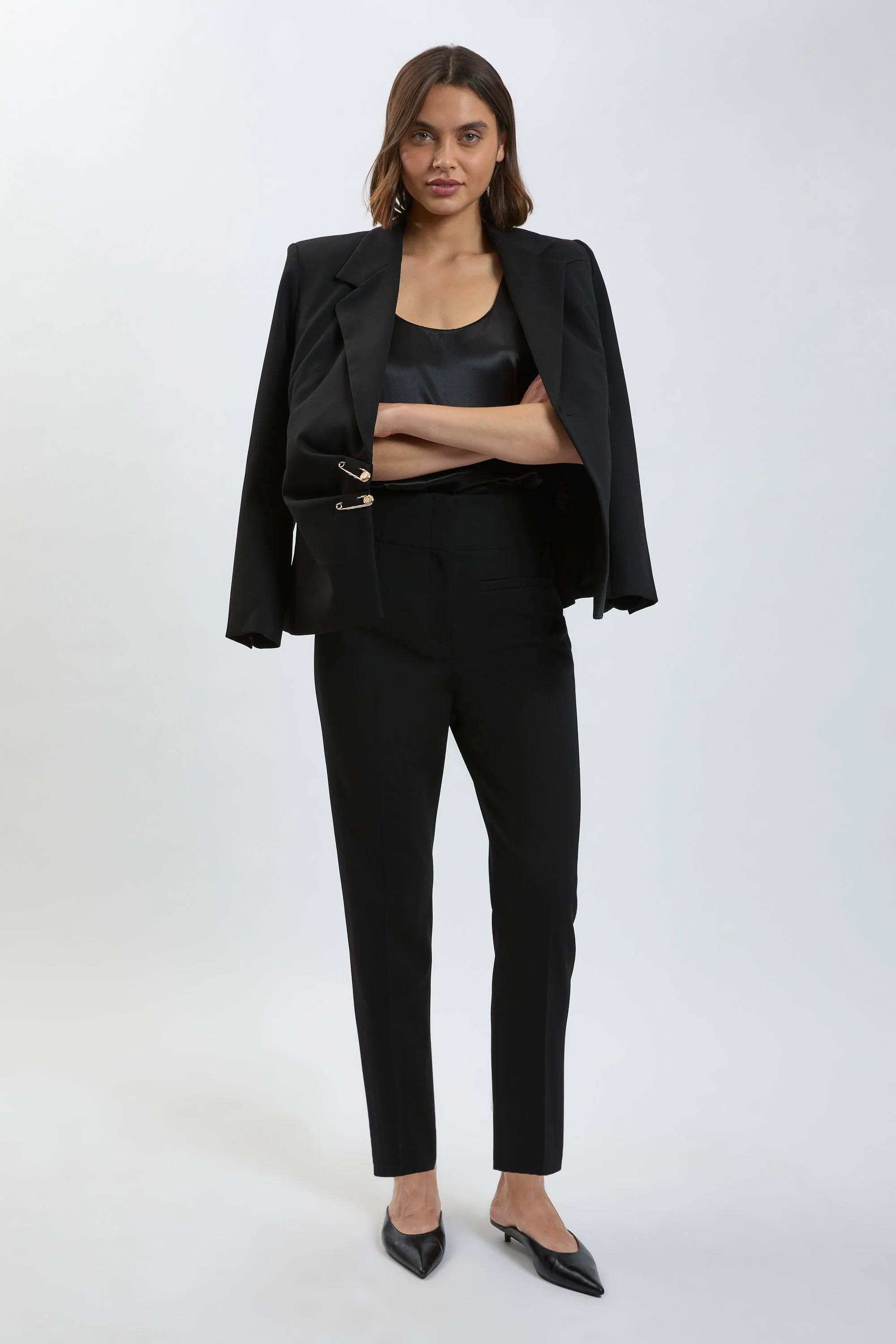 Petite Tailored Slim Leg Trouser - 1