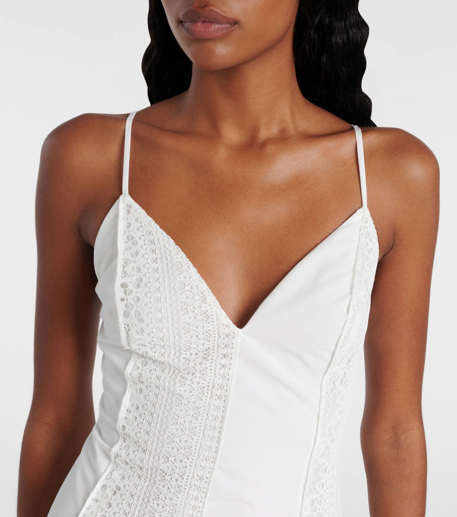 Mina lace midi dress - 4