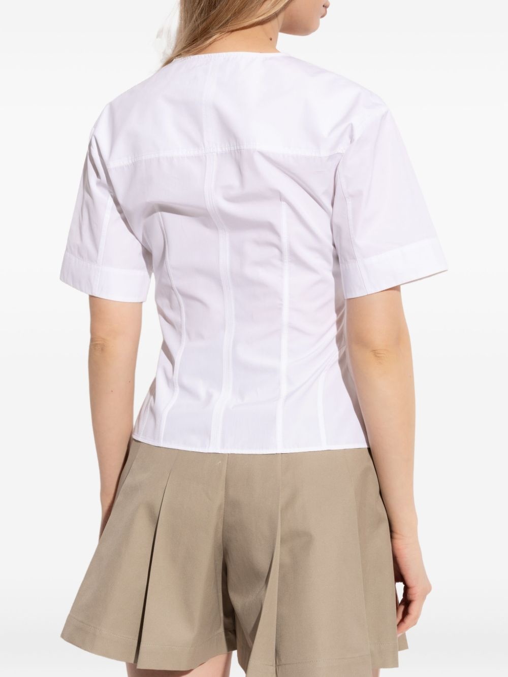 cotton short sleeve top - 4