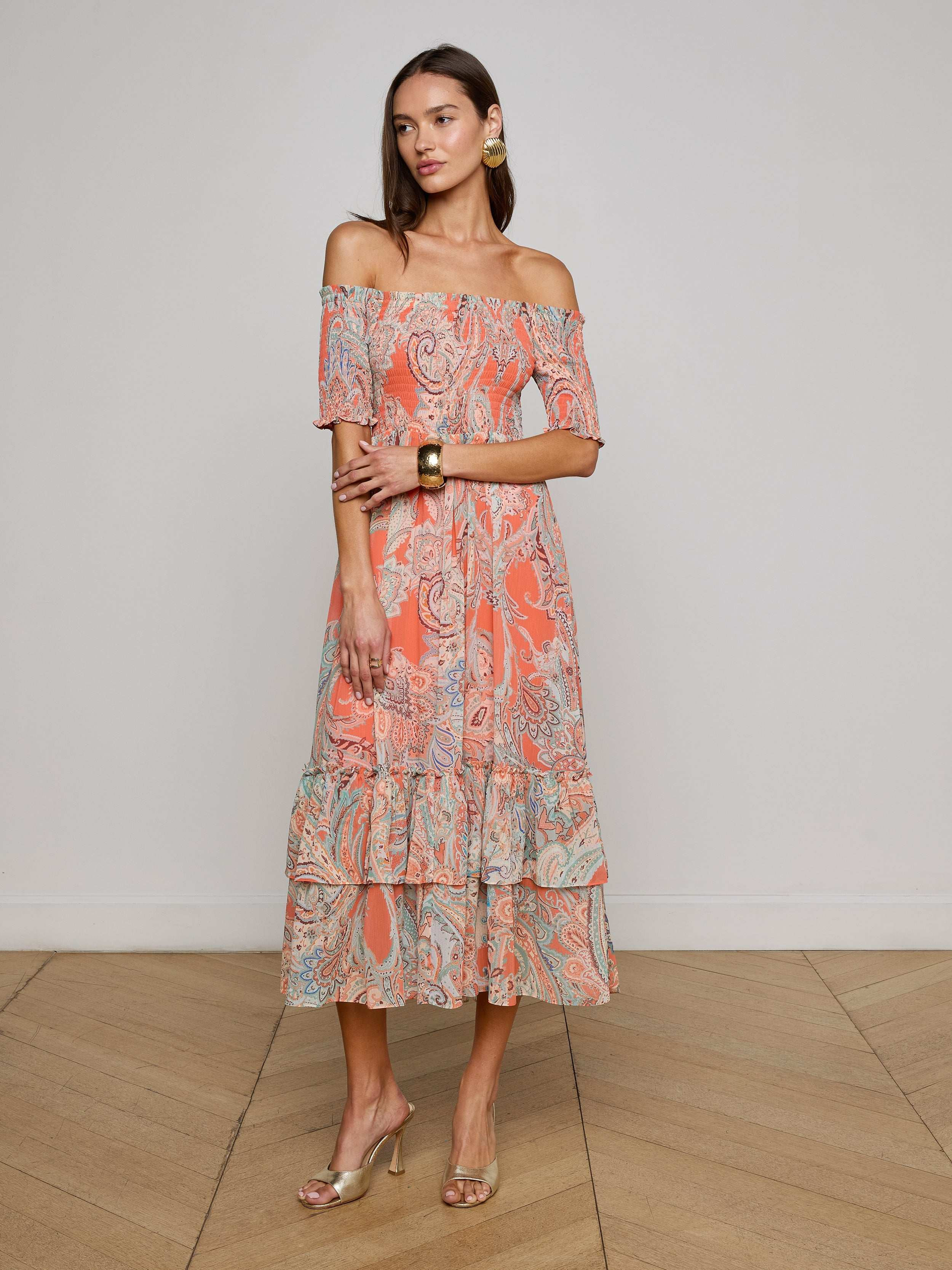 Oriel Off-The-Shoulder Dress - 2