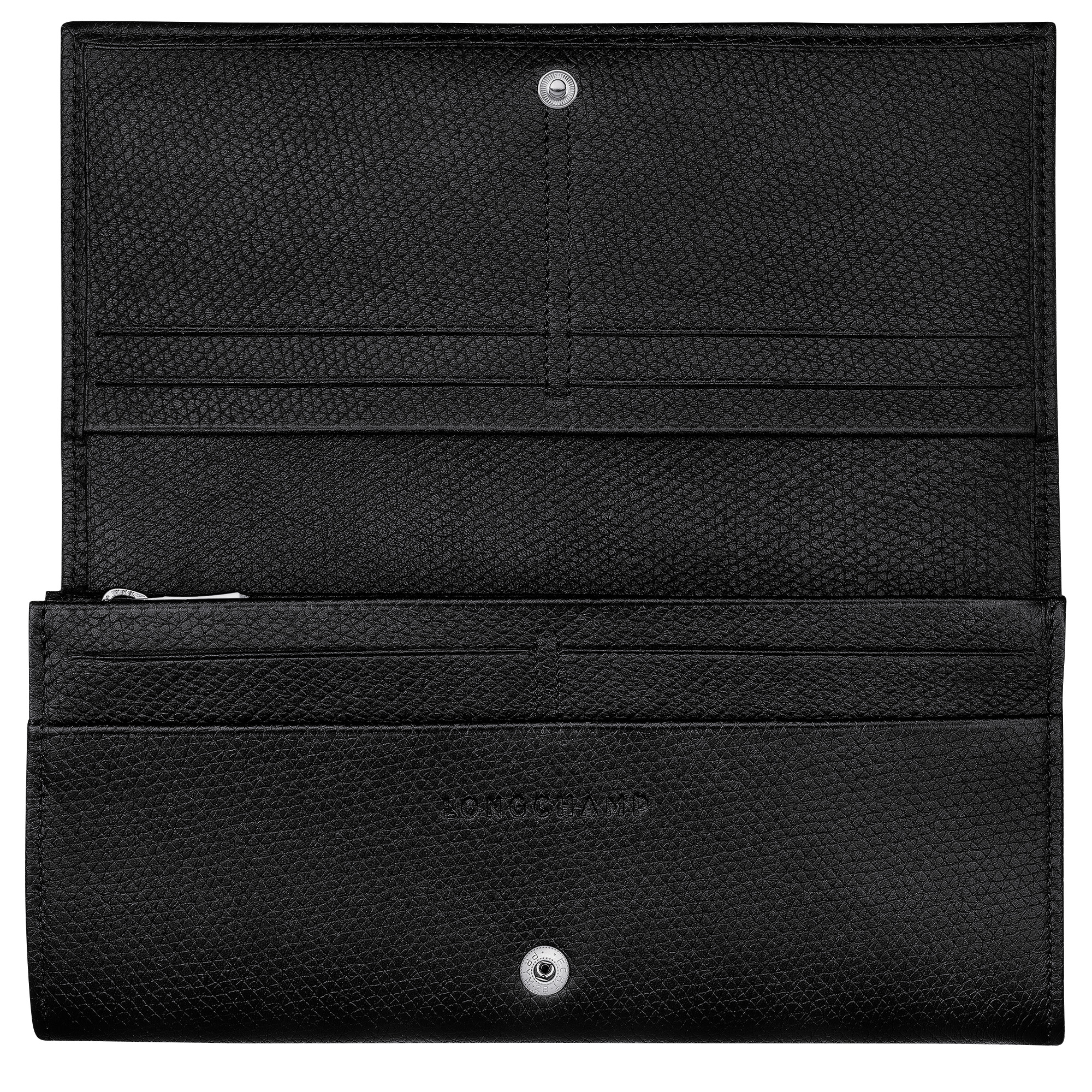 Le Roseau Flap wallet Black - Leather - 2