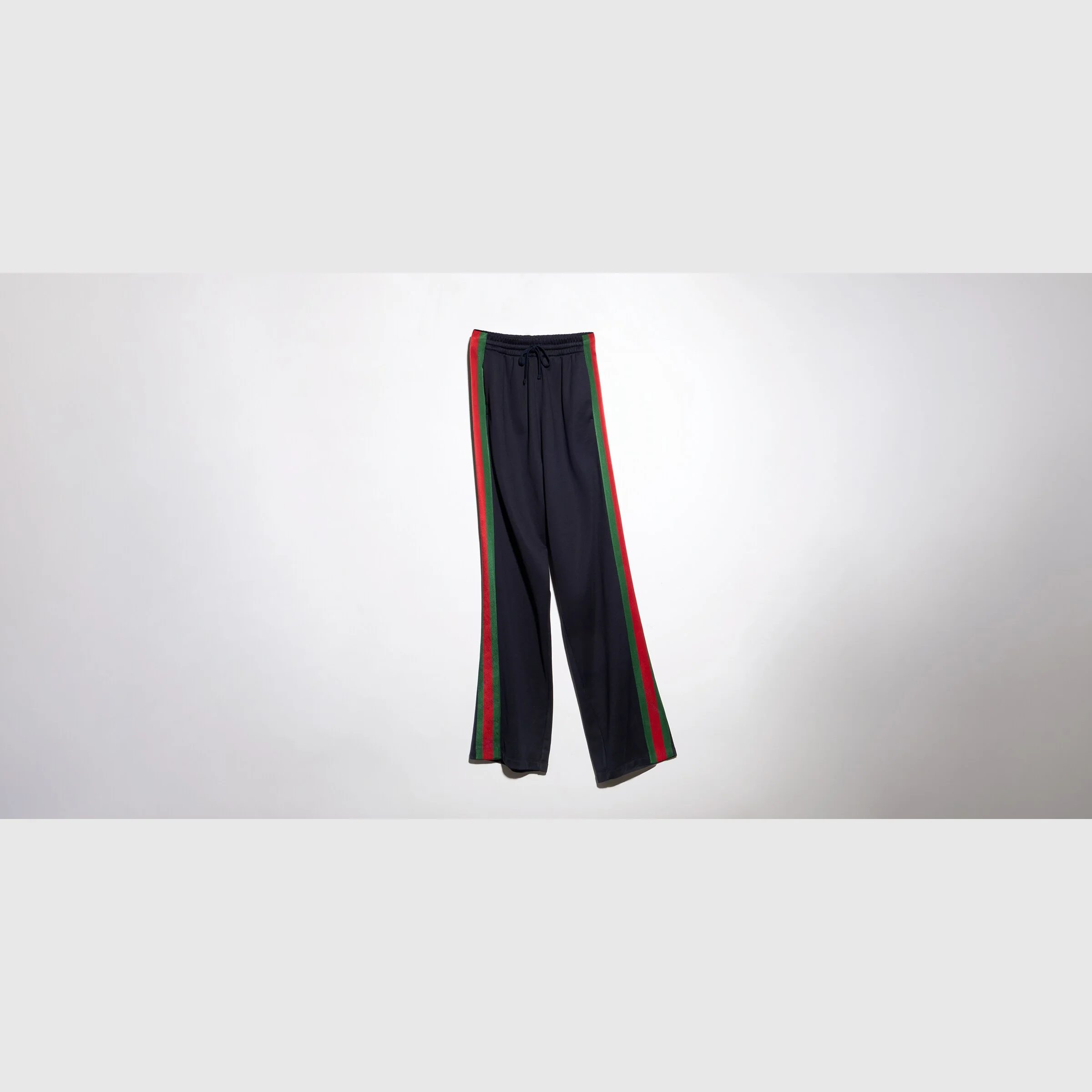 Silk cotton sportswear pants with Web - 1