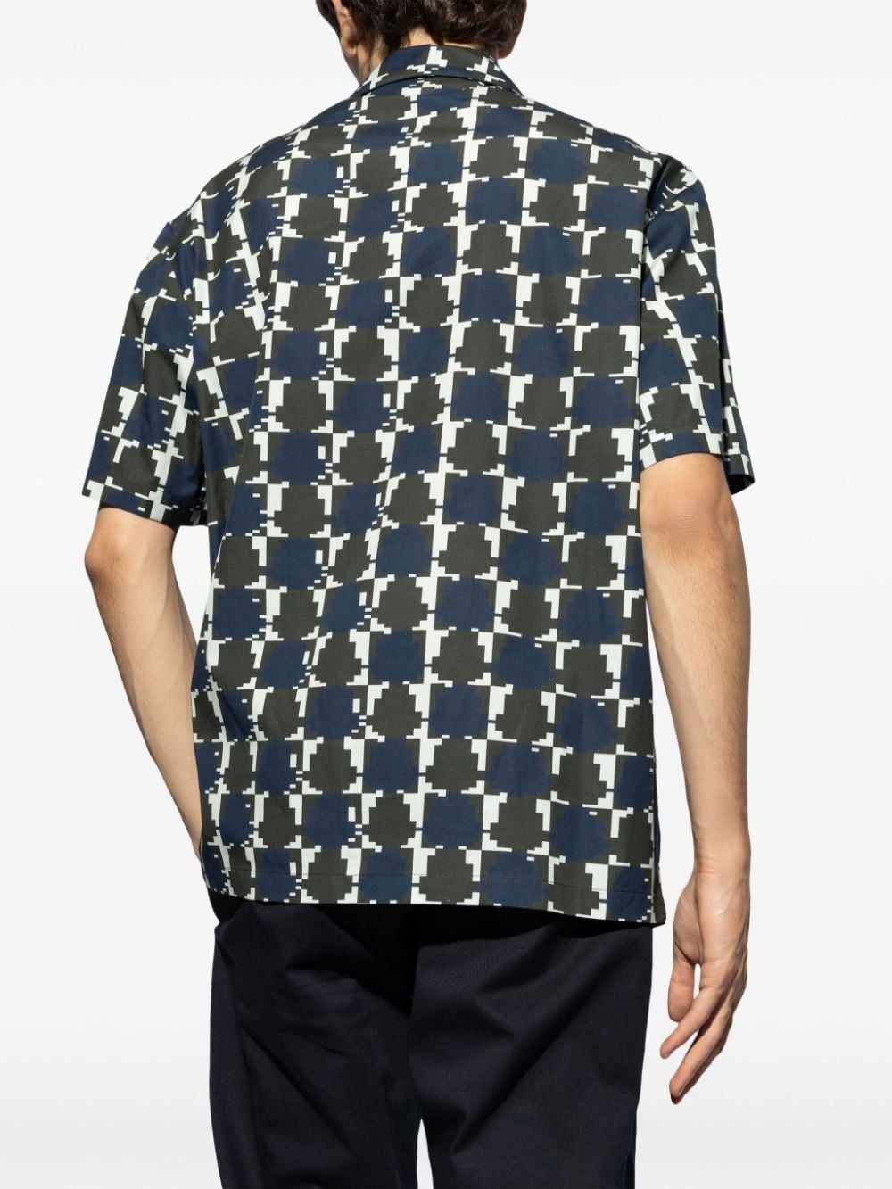 monogram cotton shirt - 4