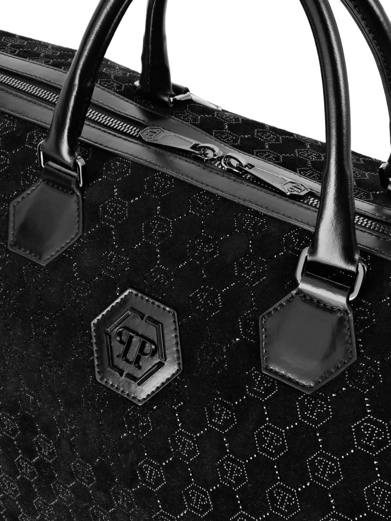 logo-pattern travel bag 4