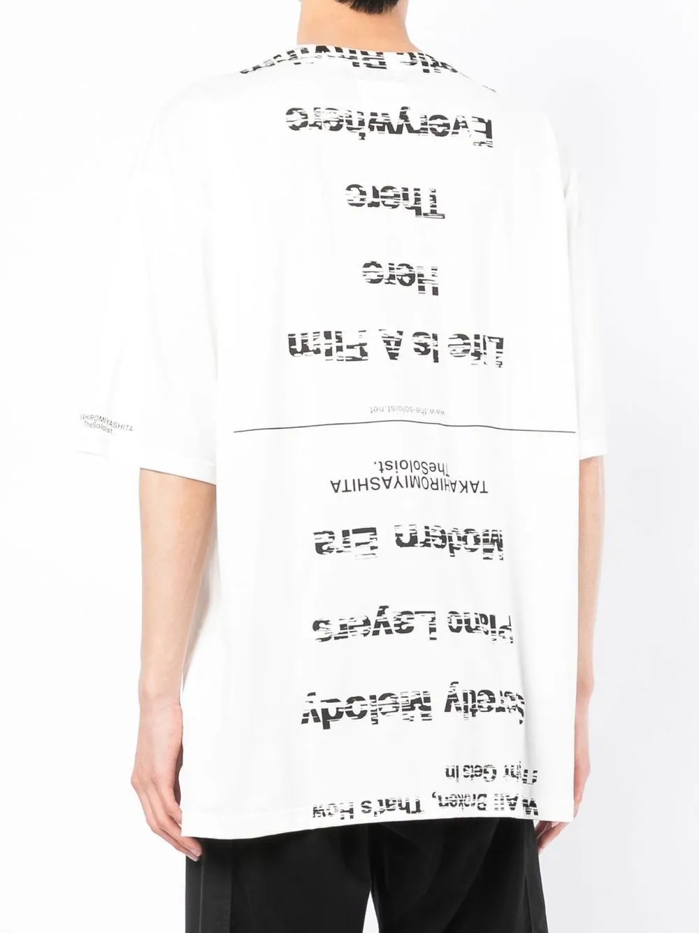 slogan-print short-sleeves T-shirt - 4