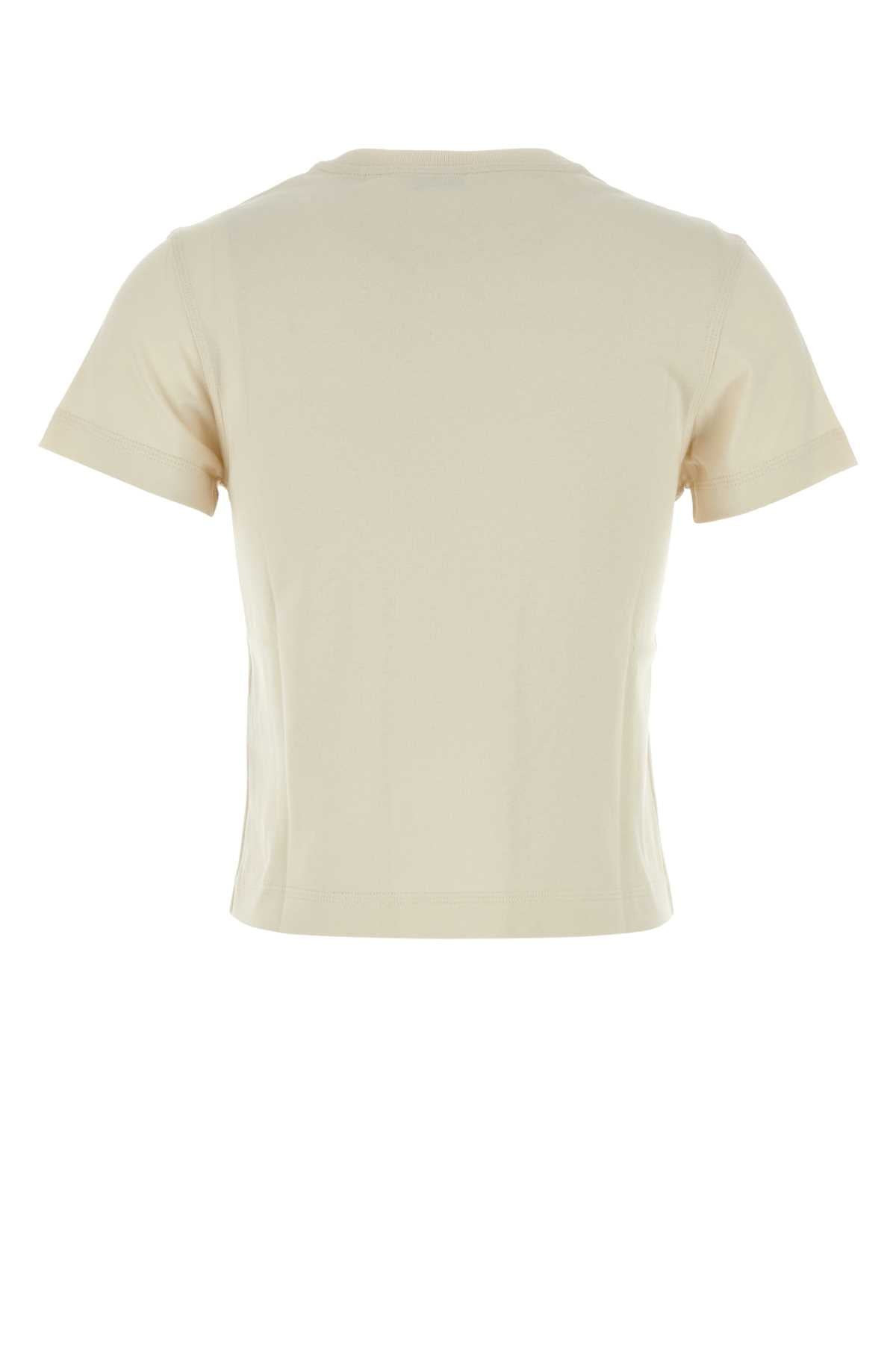Burberry Women Sand Cotton T-Shirt - 2