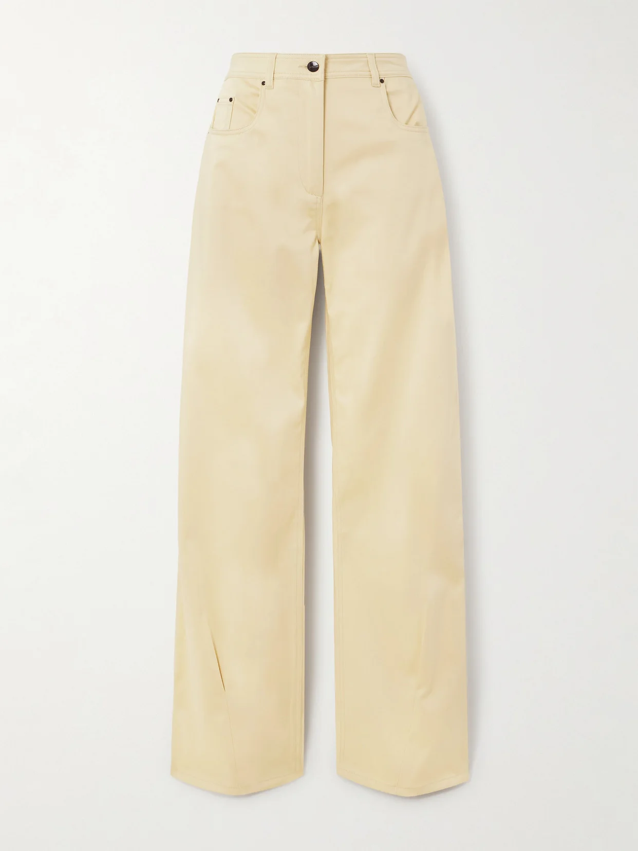Armine Cotton-blend Straight-leg Pants - 1