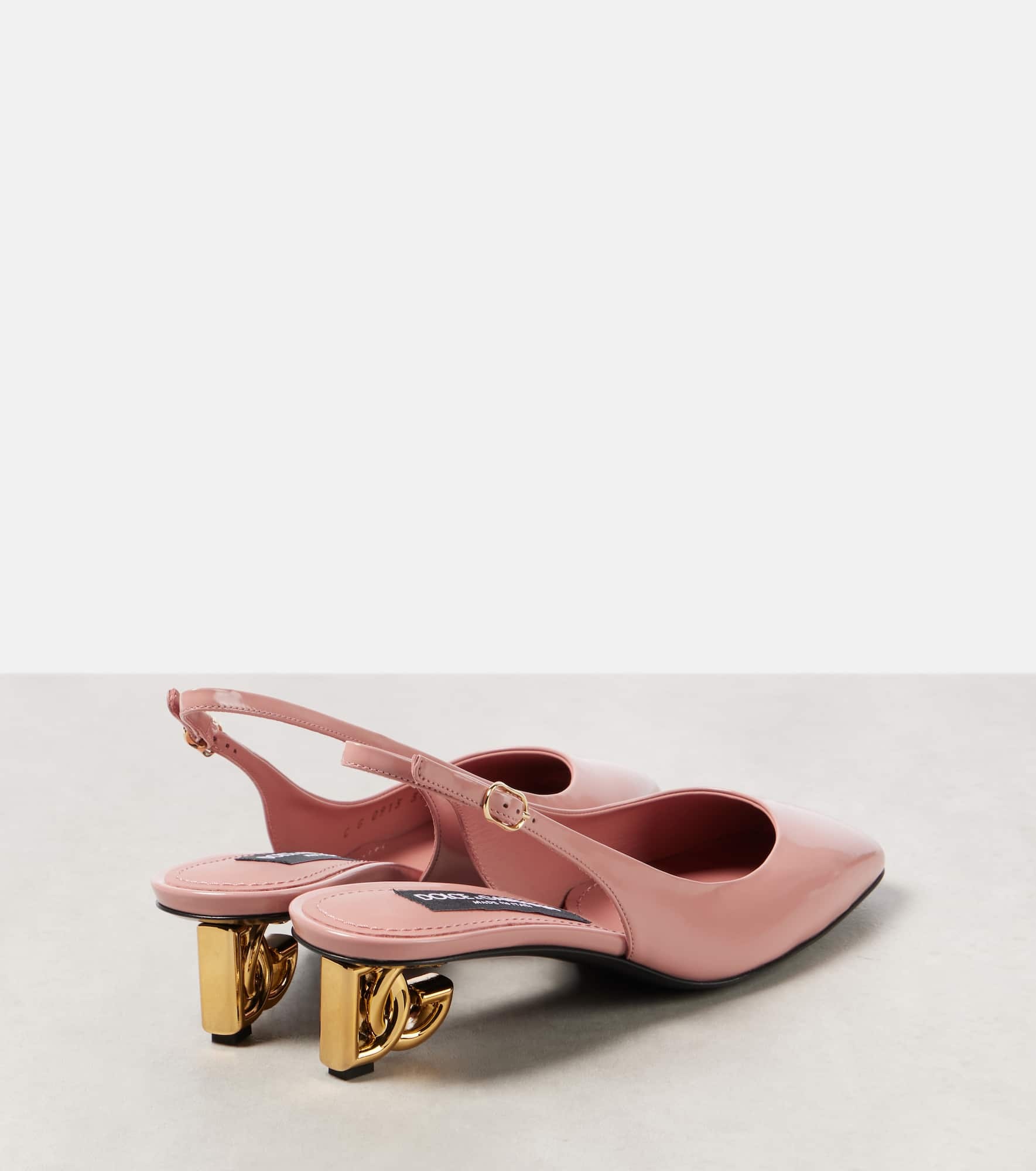 Jackie 40 patent leather slingback pumps - 2
