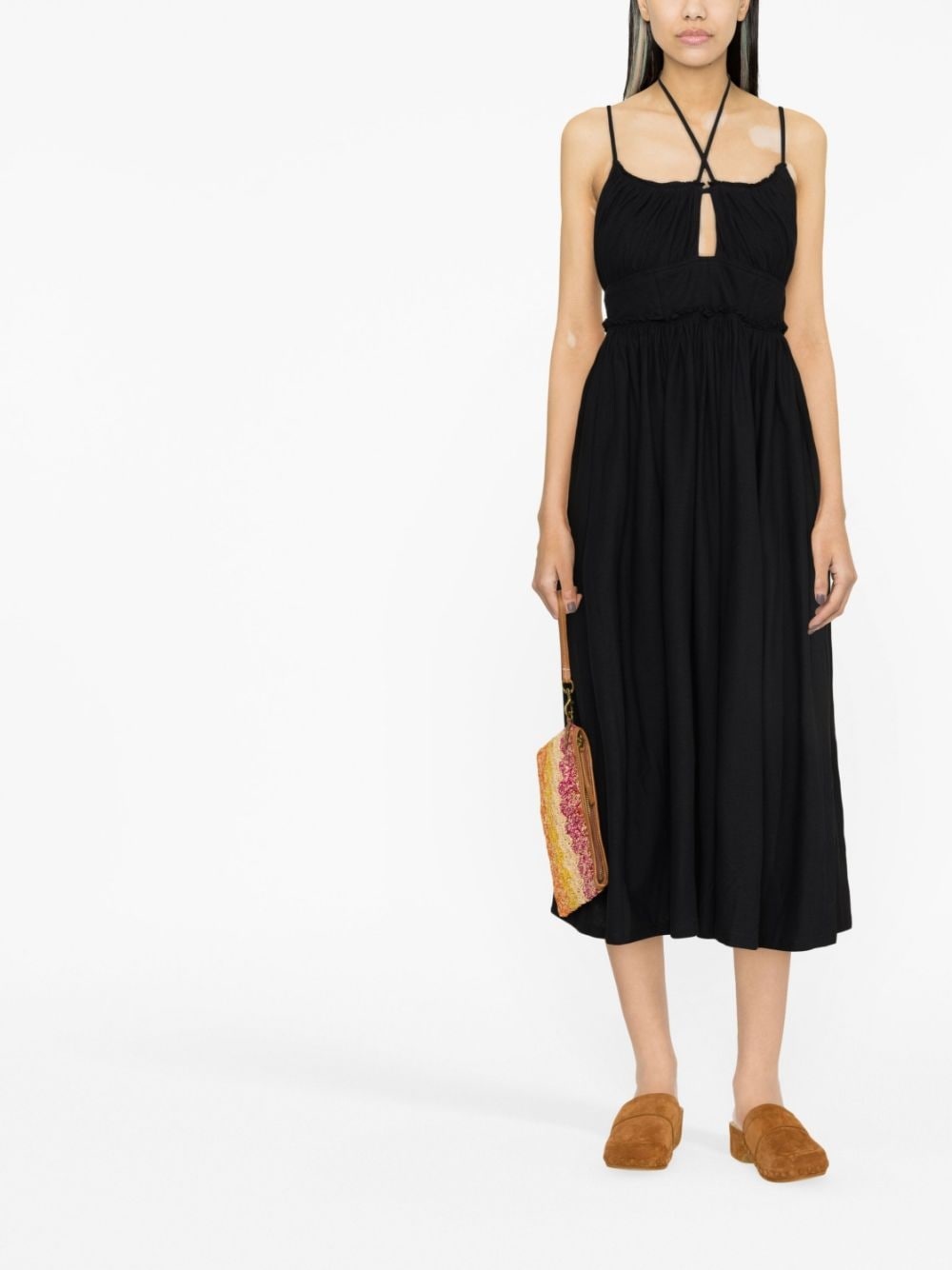 Freya halterneck midi dress - 2