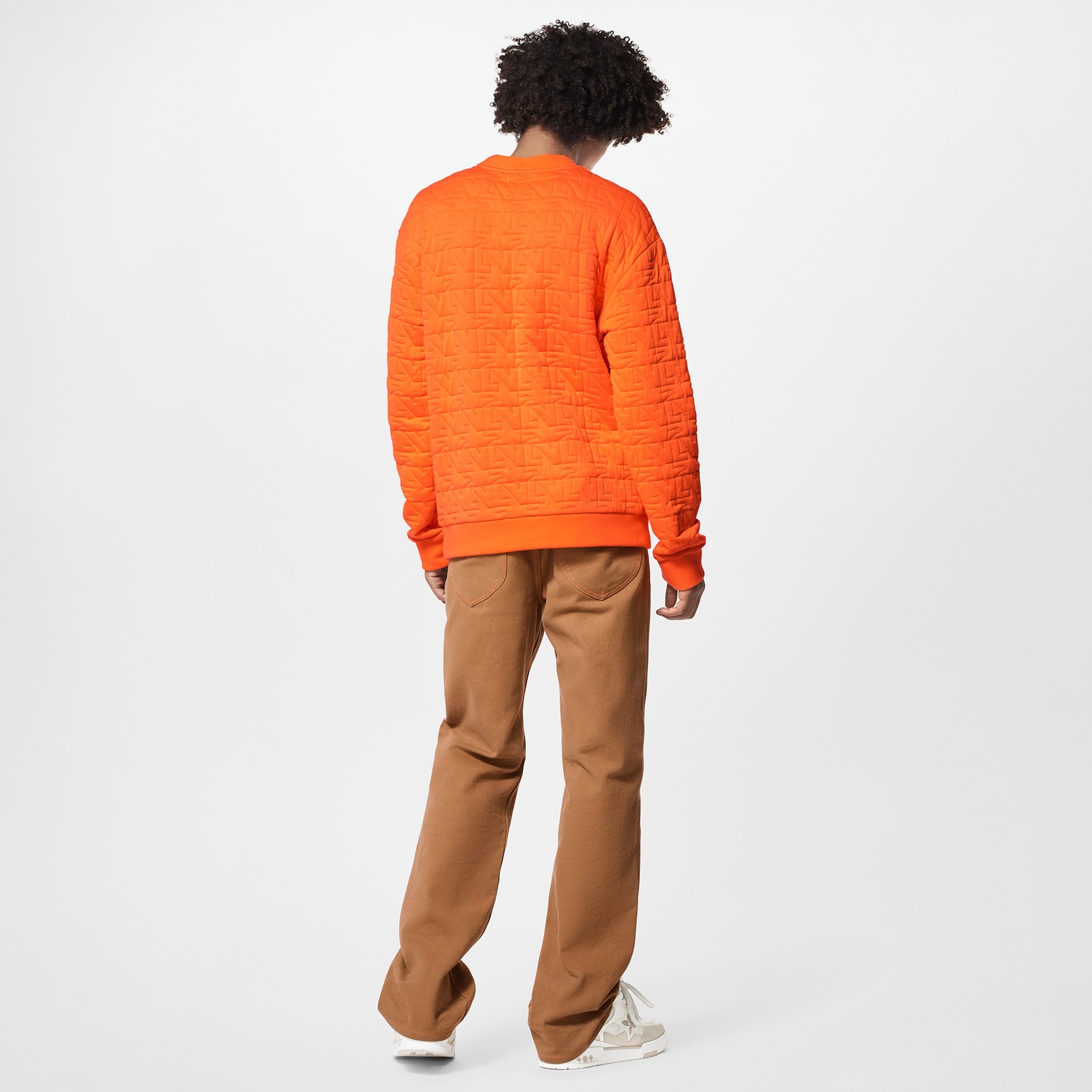 LV Doves Quilted Sweatshirt - 3