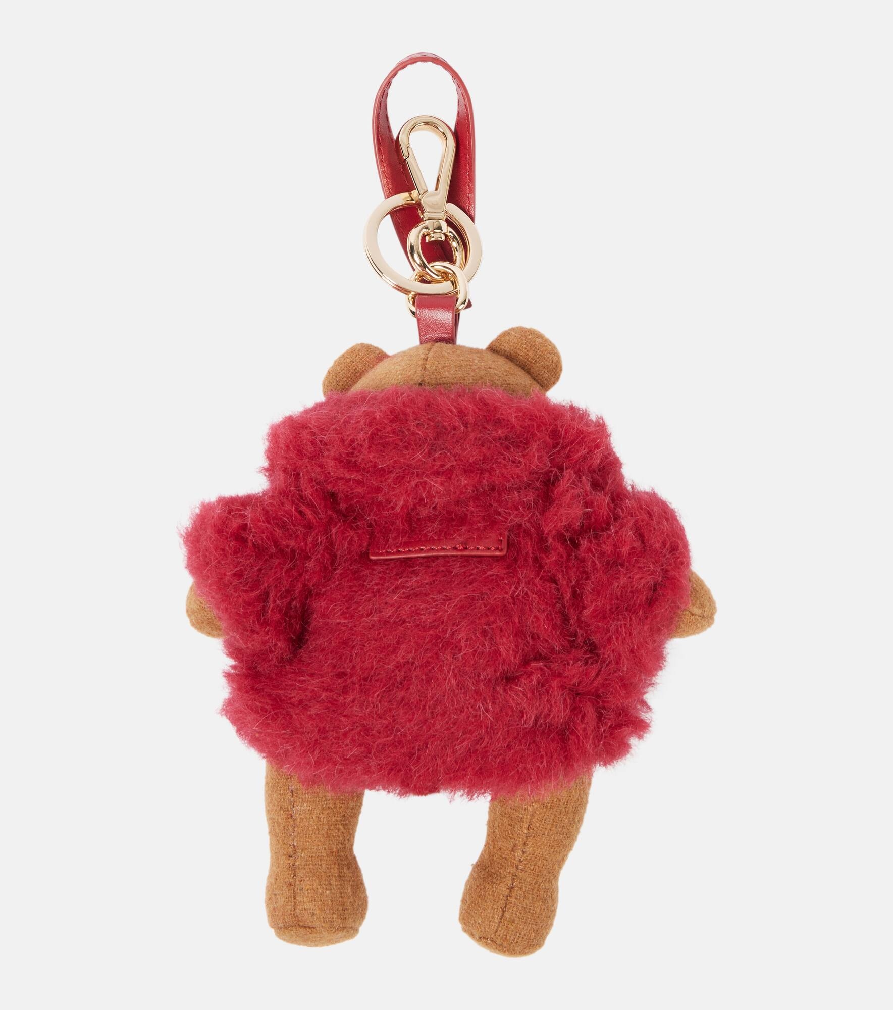Teak teddy bag charm - 4