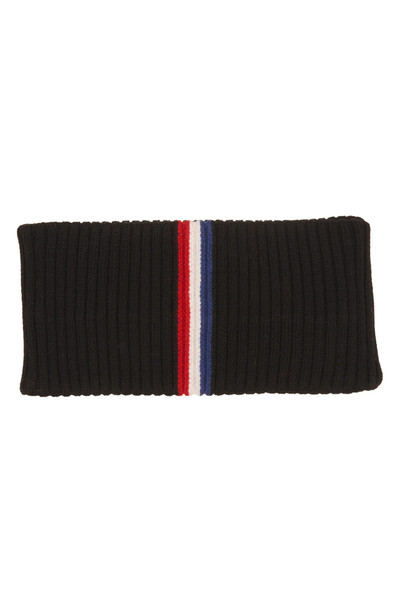 Moncler Grenoble Logo Embroidered Virgin Wool Rib Headband outlook