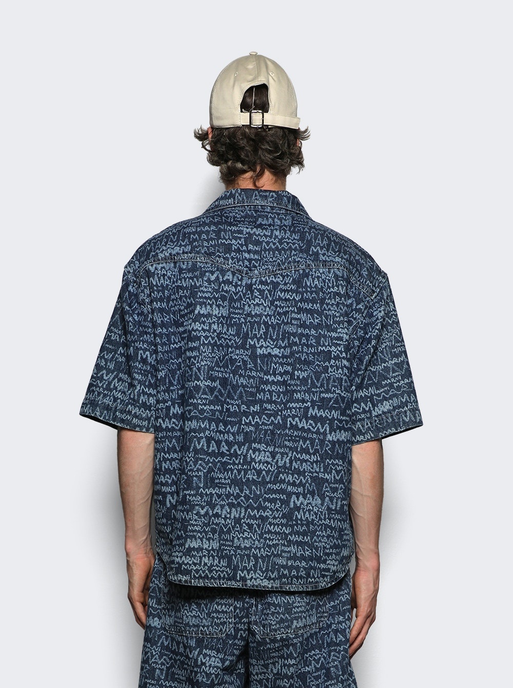 Denim Bowling Shirt Blue - 5
